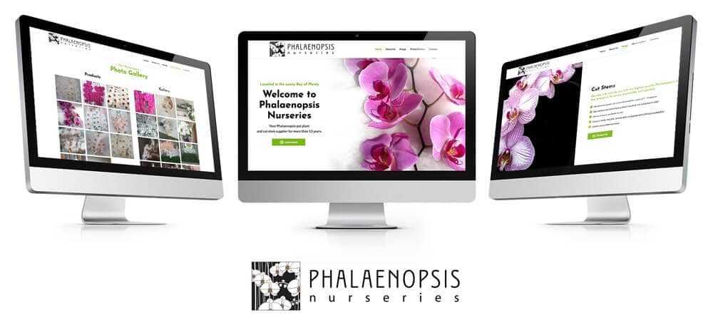 phalaenopsis nurseries website design