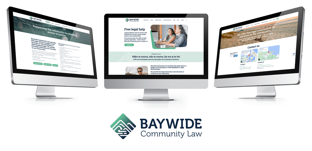 baywide community law service website design